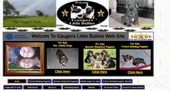 Desktop Screenshot of gaugerslittlebullies.com